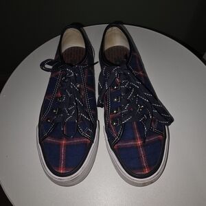 Tommy Hilfiger Plaid Canvas Sneakers